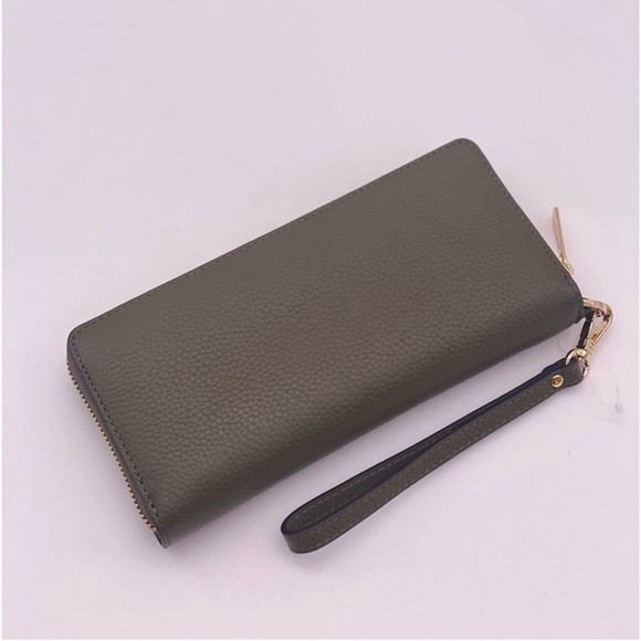 Michael Kors Large Jet Set Travel Continental Wristlet Phone Holder Wallet - Picture 2 of 11